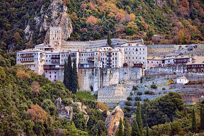 Agios Pavlos monastery Mount athos