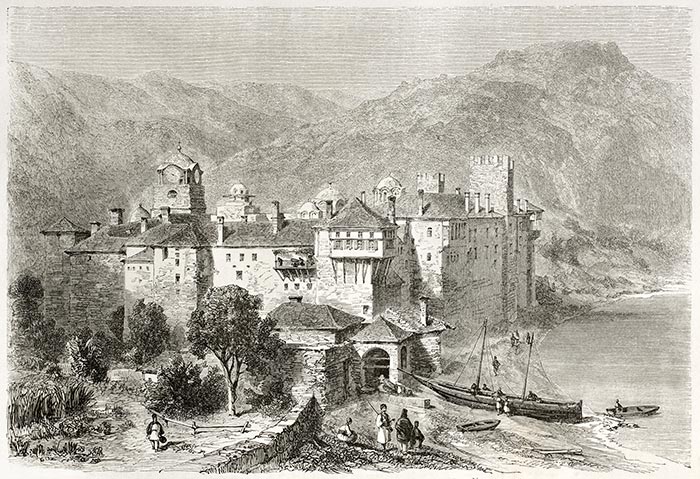 esfigmenos monastery 1860